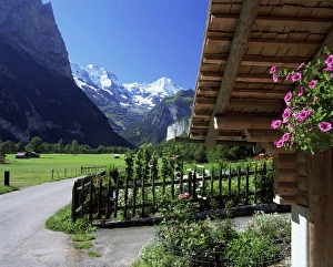 Switzerland Travel Destination Drucke: View to the Breithorn