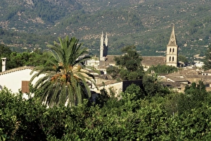 Balearic Islands Travel Destination Drucke: View to church