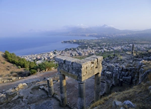 Sicily Coastline Drucke: View of the coast
