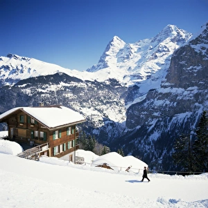 Bilder Datiert 16. Januar 2000: Blick auf den Eiger