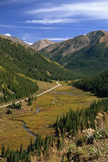 Outdoor Travel Destinations USA Drucke: View from Independence Pass