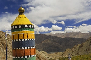 Indian Himalayas Landscape Drucke: View of the Indus valley from Hemis gompa (monastery)