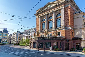 Oslo Cityscape Photography Drucke: View of the ornate architecture from Eidsvolls Plass, Oslo, Norway, Scandinavia, Europe