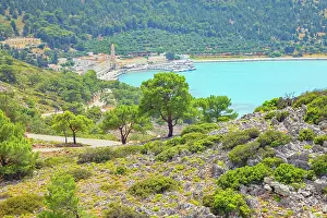 Bilder Datiert 3. August 2025: Blick über die Bucht von Panormitis