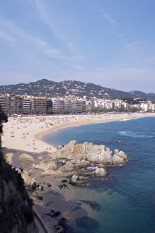 Mediterranean Coast Spain Drucke: View of resort looking north