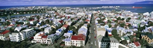 Reykjavik City View Drucke: View over Reykjavik