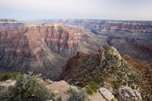 US National Park Photography Drucke: The view to the southeast from Point Sublime after sunset