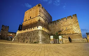 Jerusalem Israel Landmarks Drucke: A view from the side of the Jaffa Gate, Jerusalem, Israel, Middle East