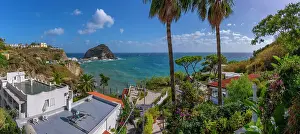 Campania Coastline Drucke: View of Torre di Sant'Angelo from elevated position in Sant'Angelo