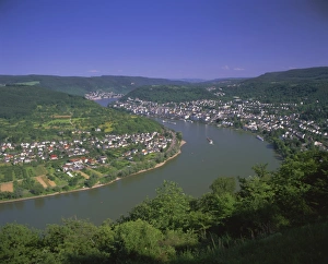 Rhine Valley Landscape Photography Drucke: View from Vierseenbick viewpoint