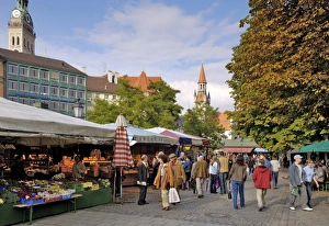 Viktualienmarkt Munich Drucke: Viktualienmarkt