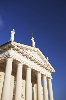 Vilnius Cathedral Lithuania Drucke: Vilnius Cathedral, Vilnius, Lithuania, Baltic States, Europe