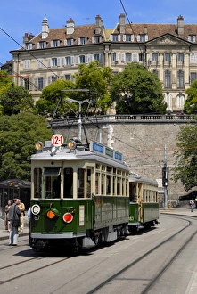 Central Europe Transportation Drucke: Vintage trams