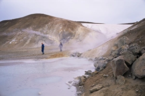 Polar Regions Landscape Drucke: Volcanic region