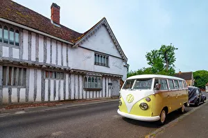 European Road Trip Destinations Drucke: VW Type 2 Split Screen Camper Van