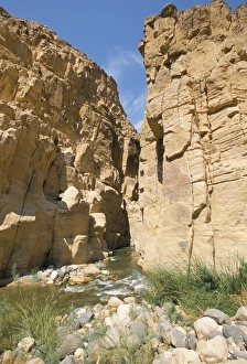 Middle East Travel Drucke: Wadi Mujib Gorge