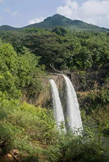 US Natural Wonders Drucke: Wailua Falls