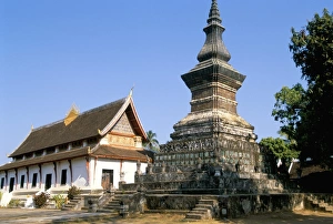 Indochina Cultural Heritage Sites Drucke: Wat That Luang