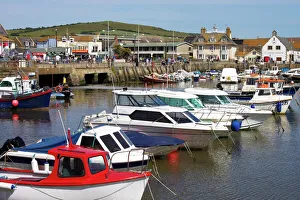 Dorset Drucke: Westbay ist eine Siedlung in der Grafschaft Dorset im Südwesten Englands und gehört zur Unitary Authority Borough of