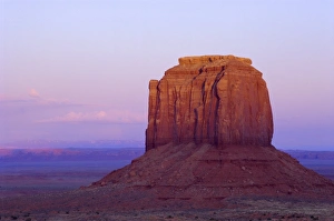 Monument Valley Sunset Drucke: West Mitten at sunset
