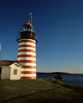 Leuchttürme Drucke: Nordwestkaplern von Westquoddy-Head