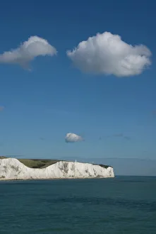 English Landmarks Drucke: White Cliffs of Dover, Dover, Kent, England, United Kingdom, Europe