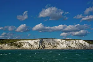 Kent Coastline Drucke: White Cliffs of Dover, Dover, Kent, England, United Kingdom, Europe