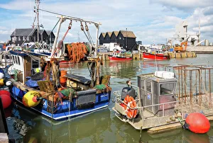 Der Hafen von Whitstable wurde 1832 erbaut und war die erste Bucht im Vereinigten Königreich zu Fuß erreichbar über eine Eisenbahnlinie der Crab and Winkle Line