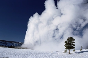 North America Natural Landmarks Drucke: Winter eruption