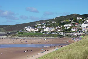 Devon Drucke: Woolscombe Strand in Woolscombe im Vereinigten Königreich von Großbritannien und Nordirland
