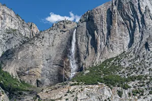 Yosemite National Park Tourism Drucke: Yosemite Falls, highest waterfall