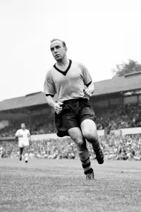 Vintage Football Player Drucke: Billy Wright