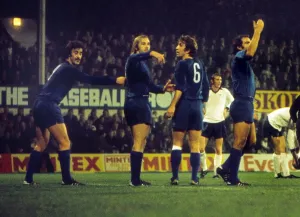 Baseball-Stadien Drucke: Real Madrid (Vicente del Bosque, Guntur Netscher, Manuel Velaquez und Pirri)