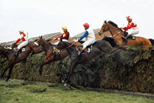 Rotes Rüm ride im Jahr 1975 Grand National