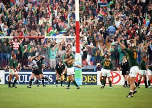 Rugby-Weltmeisterschaft Drucke: RWC-Finale: NZ 12, SA 15 (nach AET)