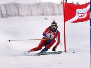 Drucke von Alpin Skiliftsport – Olympische Winterspiele 1976 in Innsbruck – Männer RiesenslalomSchweiz gewinnt mit GoldHeini Hemmi auf dem Axamer Lizum in Axams Österreich am 09.02.1976 Bilder Datiert 1976 Februar: Olympische Spiele Innsbruck - Skilanglauf