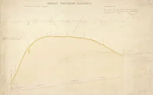 Brunel Drucke: Tunnel Box, Großbritannien - Westliche Eisenbahnlinie, Querschnittstunnel Nr. 1
