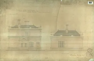 British Rail History Drucke: Lbscr Dulwich Station Side Elevations [1867]