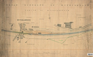 Railway Infrastructure Planning Drucke: Mytholmroyd track plan