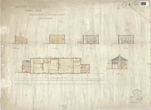British Railway History Drucke: SE&CR - Pluckley Station Proposed Scheme to Raise Down Platform