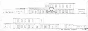 Network Rail Station Design Drucke: Swindon Station visual improvements platform elevations (not dated)