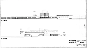 Bahnstation Wolverhampton Hochlevel, Süd- und Westelevation