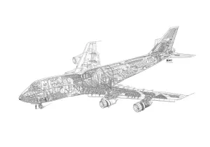 Boeing 747 Drucke: Boeing 747-100