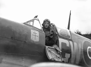 Supermarine Spitfire Drucke: Spitfire-Pilot