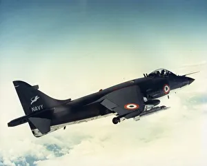 Vertical Takeoff Aircraft Drucke: Indian Navy Harrier