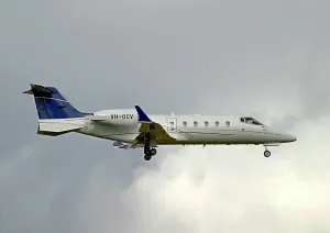 Modern Aircraft Images Drucke: Lear 45