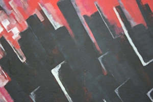 Abstract Geometric Shapes Drucke: Abstract - blocks