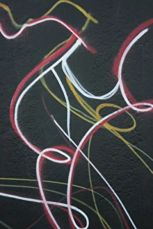 Minimalist Style Drucke: Abstract - curved lines