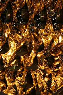 Gerahmter Druck : Abstrakt - Goldblatt Gerahmter Druck : Abstrakt - Goldblatt