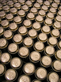 Beverage Photography Drucke: Beer cans